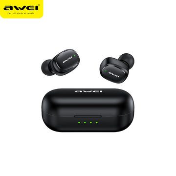 Awei T13 Pro Waterproof Wireless Earbuds with 30 Hours Playtime - BRAND PROMOTION OFFER!